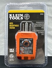 Klein Tools RT210 GFCI Receptacle Tester Cat II 300V LED New