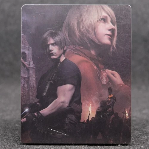 Resident Evil 4 Remake Steelbook ONLY (PS5/PS4/Xbox) - Authentic Sealed