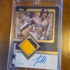 Topps 2025 Flagship Autograph Patch Jackson Merrill Padres 42 /50