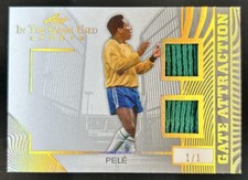 2025 Leaf In the Game Used Pele Gate Attraction Jersey Gold Holo #1/1