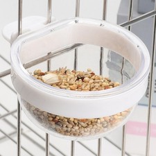 Set of 6 Grade Plastic Bird Feeder Dispenser for Cockatiels and Finches