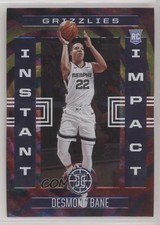2020-21 Panini Illusions Instant Impact Asia Red & Yellow 2/25 Desmond Bane 0o48