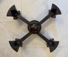 KABOOST Portable Chair Booster Brown Adjustable Seat Riser Kids GUC