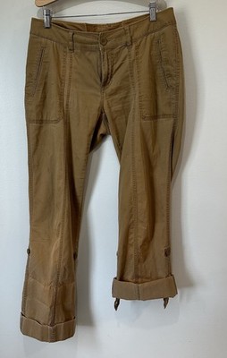 The Northface Roll Up Flare Outdoor/hiking Pants Womens Size 8 Khaki