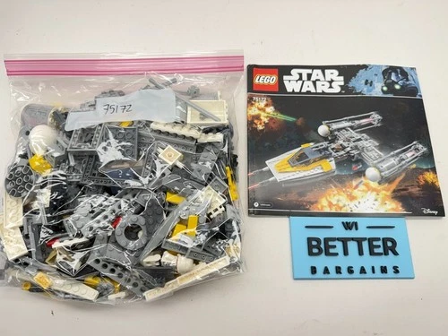 LEGO Star Wars Y-Wing Starfighter W/Minifigures 75172 100% Complete+Instructions