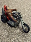 Vintage Hot Wheels Redline 1971 Rrrumblers Red Torque Chop w/Brown Rider Trike