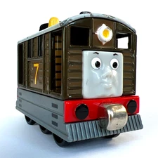 Thomas & Friends Toby Tram Tank Engine Diecast Metal Take N Play Train 2002
