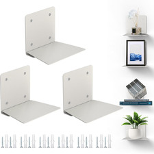 Invisible Floating Bookshelf, Heavy-Duty Hanging Bookshelves, Steel Constructed