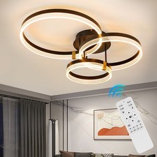 3-Farbige Decken-Lampe Dimmbar LED Deckenleuchte Wohnzimmer Flur Küchen NEW