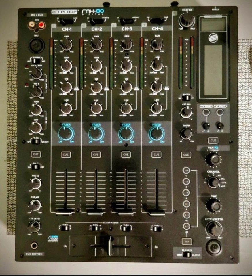 Reloop RMX-80 Digital DJ Mixer w/built In Effects. - Image 4 of 4