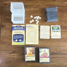 Disney Lorcana Card Lot, Card Case, Protection Sleeves