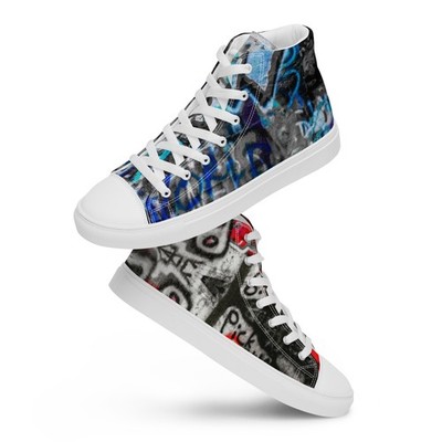 Vandal by Megan Elise Liberty Rebellion High Top Canvas Sneakers 