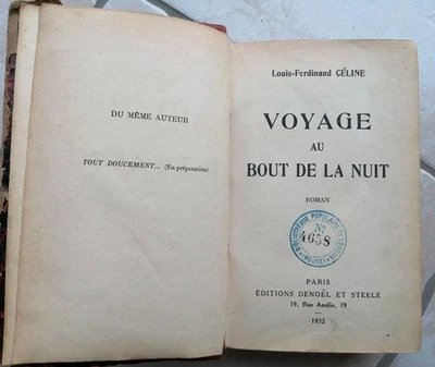 CL1 - Louis-Ferdinand Céline VOYAGE AU BOUT DE LA NUIT Denoël & Steele 1932 - Photo 1/4