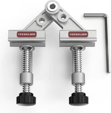 10-180° Adjustable Tube Clamp with Swing Jaw, Aluminum Alloy Right Angle Clamp