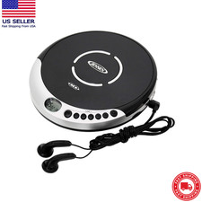 NEw Hot Sale Jensen Portable CD Player with Bass Boost, Silver - Free Shipping