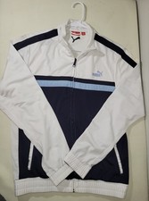 Puma Track Jacket Activewear Full Zip With Pockets Size Small. Pre-Owned