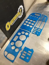 Color configurable Upper Dash Panel Gauge Set–S64-6024-300 Fits Peterbilt386/389