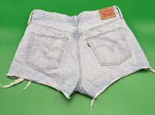 Levis 501 Jean Short Women Button Fly Cutoff ...