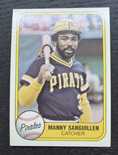 1981 Fleer - Manny Sanguillen - Pittsburgh Pirates - #376