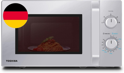 Toshiba Solo-Mikrowelle 20L MW2-MM20PF(SL), Freistehende Mikrowelle, 800W, 5 Lei