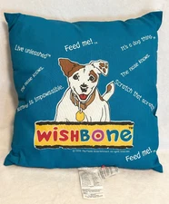 1990 Wishbone Square Pillow by The Bibb Company - VINTAGE!!!