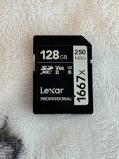 Lexar 128GB Professional 1667x UHS-II SDXC Me...
