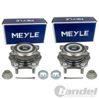 2X Meyle Radnabe+Radlager Mit ABS-RING Vorne Passend FüR Nissan Qashqai X-TRAIL