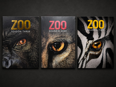 Zoo: Seasons 1 2 3  TV Series DVD Lot Set CBS Sci-Fi OOP RARE - GOOD- Tested -