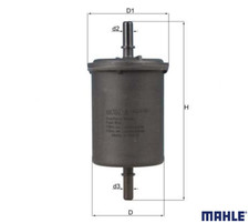 Kraftstofffilter für ALPINE DACIA Sandero INFINITI NISSAN RENAULT MAHLE KL 416/1
