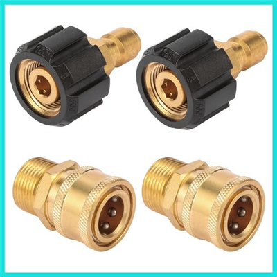 #ad Pressure Washer Quick Connect Fittings Quick Connect Kit M22 14mm to 3 8 Inc... $26.95