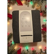 Threshold Jersey Knit Sheet Set Full Charcoal Grey Soft Comfort