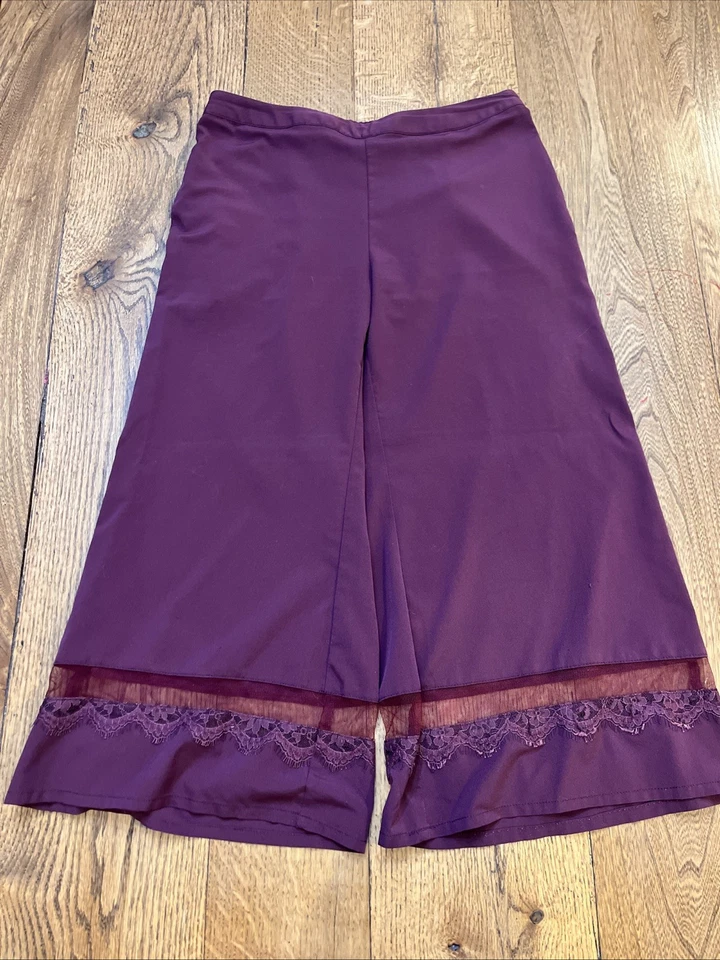 Conjunto de camiseta sin mangas/pantalones de encaje para pijama E by Eloise Anthropologie, para mujer XS/S Foto 2 de 4