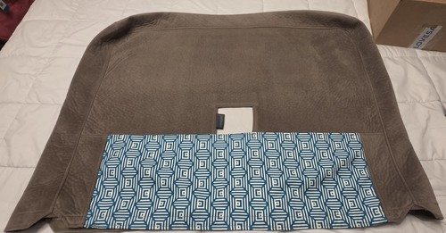 Lovesac Taupe Padded Velvet Standard Side Cover