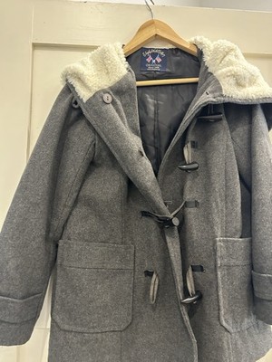 E Hyphen World gallery Japan Coat Overcoat Jacket Fluffy Warm Size M F