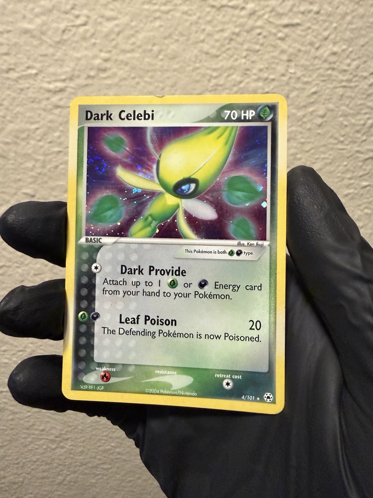 🌀HAND SWIRL🌀 Dark Celebi 4/101 EX Hidden Legends Holo Rare Eng 2004 70HP