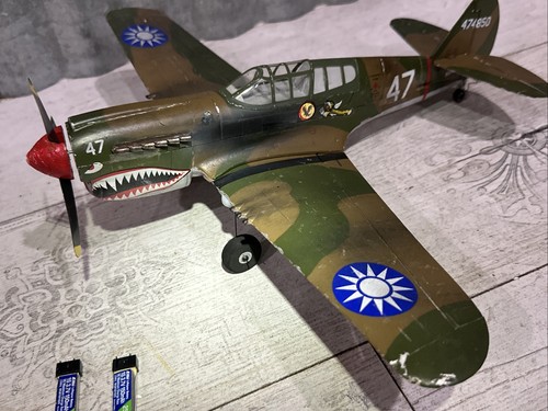 BNF RC AIRPLANE UMX P-40 WARHAWK VERY GOOD CONDITION! Just Add Transmitter! - Picture 8 of 15