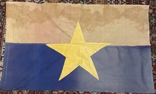 Original Viet Cong Vietnam War Combat Battle Flag Vintage 45-3/4” X 28”