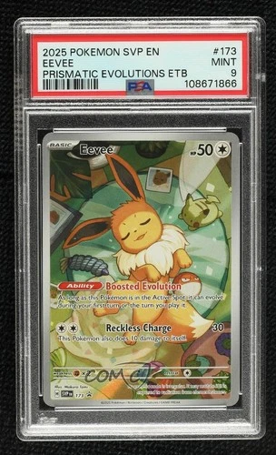 Eevee Pokémon Scarlet & Violet Black Star Promo CGC 9 Mint