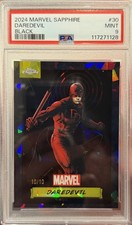 2024 Marvel Sapphire Chrome Daredevil Black 10/10 PSA 9 🚀