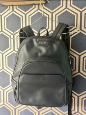 Guess Scala Men’s Backpack - Navy Blue Faux Leather - Rucksack Laptop Bag