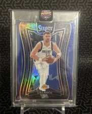 2024-25 Panini Select Luka Doncic Mezzanine Blue Prizm #347 Mavericks