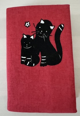   Buchhülle,Buchumschlag Etui,Einband für Taschenbuch etc.Katzen Kätzchen 