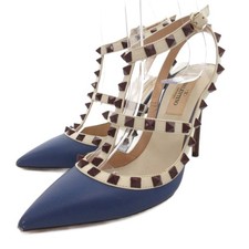 Valentino Garavani Pumps Sandals Strap Studded Pointed Toe High Heel 36