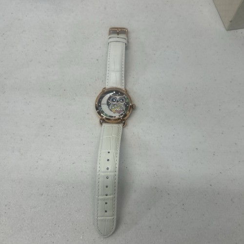 Reloj para dama Bertha BR3004 Ashley tono oro rosa acero esfera búho multicolor leer - Imagen 7 de 11