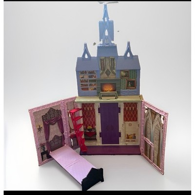 Disney Frozen Fold and Go Arendelle Castle Playset Portable Dollhouse Princess
