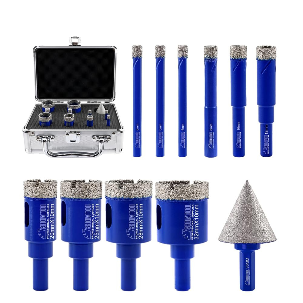 Kit Seghe a Tazza Diamantate Professionali - Foratura Secco Precisione