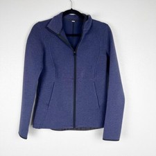 Lululemon Womens Full Zip Athletic Jacket Blue Sz 4