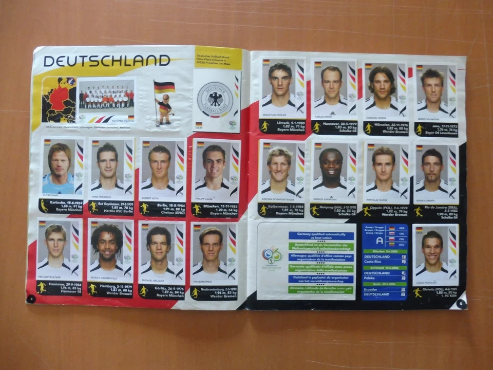 ANCIEN ALBUM PANINI  COUPE DU MONDE  ALLEMAGNE 2006 COMPLET - COLLECTOR - Photo 4/4