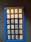 24 x 1-grams Silver .999 Pure Bullion Valcami Suisse Combibar In Element Card