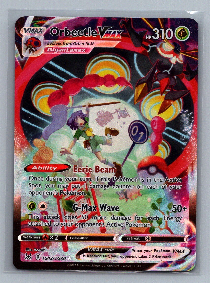 Orbeetle VMAX #TG13/TG30 Holo Lost Origin Trainer Gallery (Teeziro) Pokemon - LP